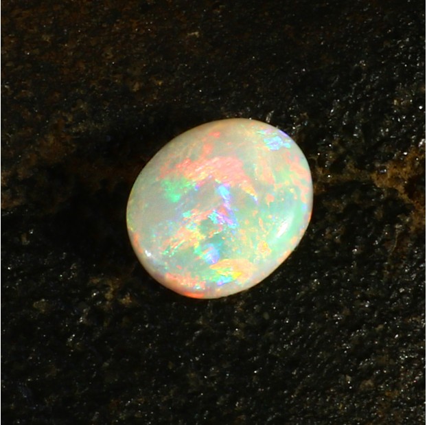 2.3 Cts Australian Solid GEM Opal, Multifire Gemstone, Loose Stone #LXS014