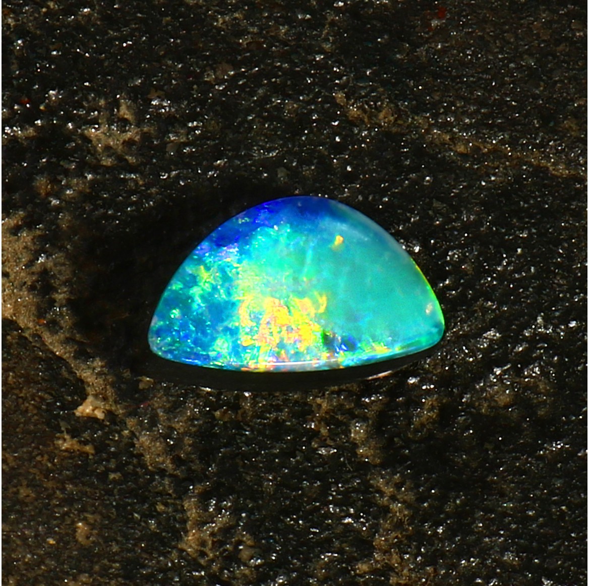 2.75 Ct Australian Opal Doublet, Loose Stone, Ready to Set in Jewelry #LXS022